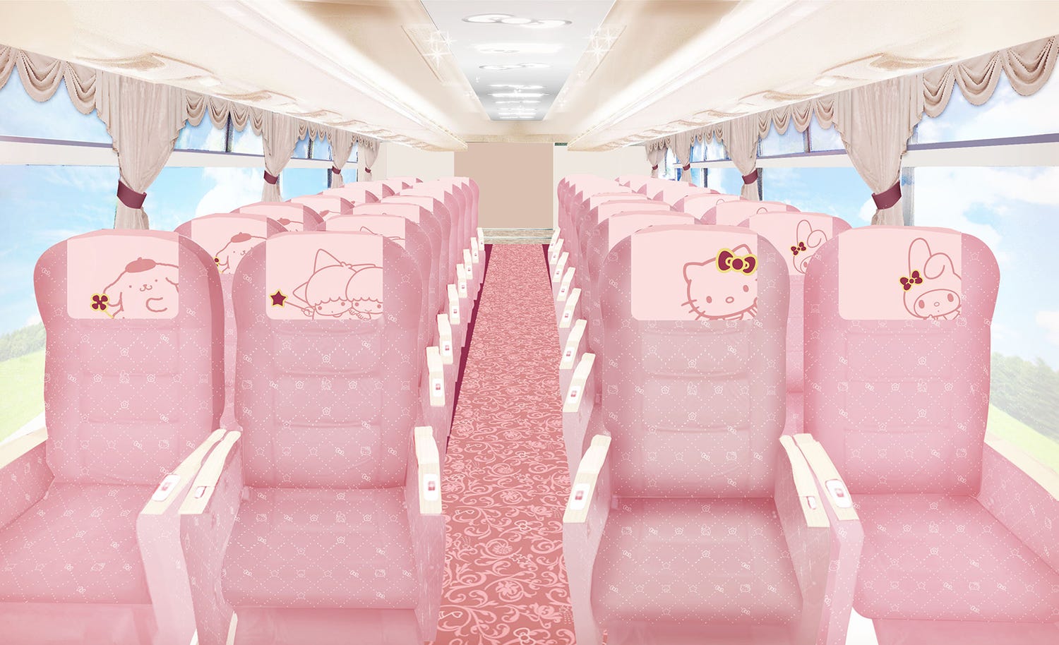 「サンリオピューロランド号」の羽田空港連絡バスが運行開始