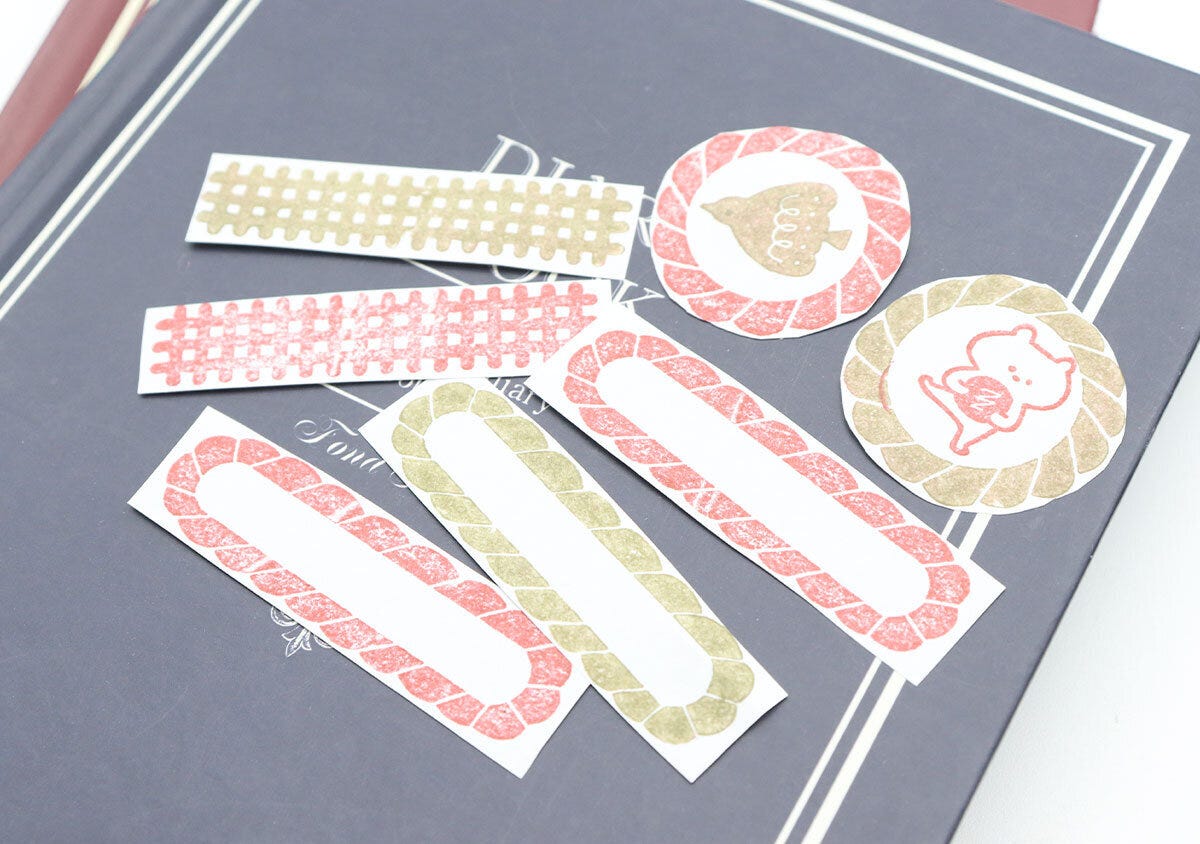 宝島社ムック付録のmizutamaのクッキーみたいなはんこと缶のセットBOOK10