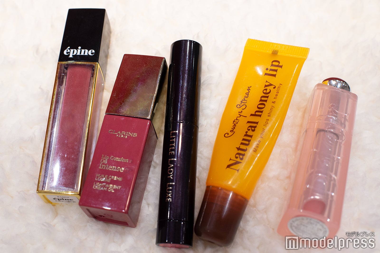 リップ／（左から）épine、クラランス、リトルレディリュクス、カントリー＆ストリーム、クラランス （C）モデルプレス