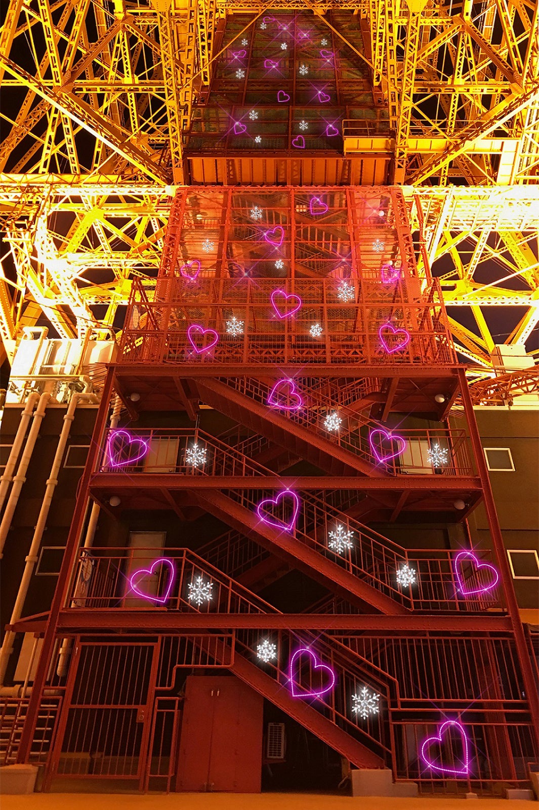 ハートの外階段／画像提供：東京タワー