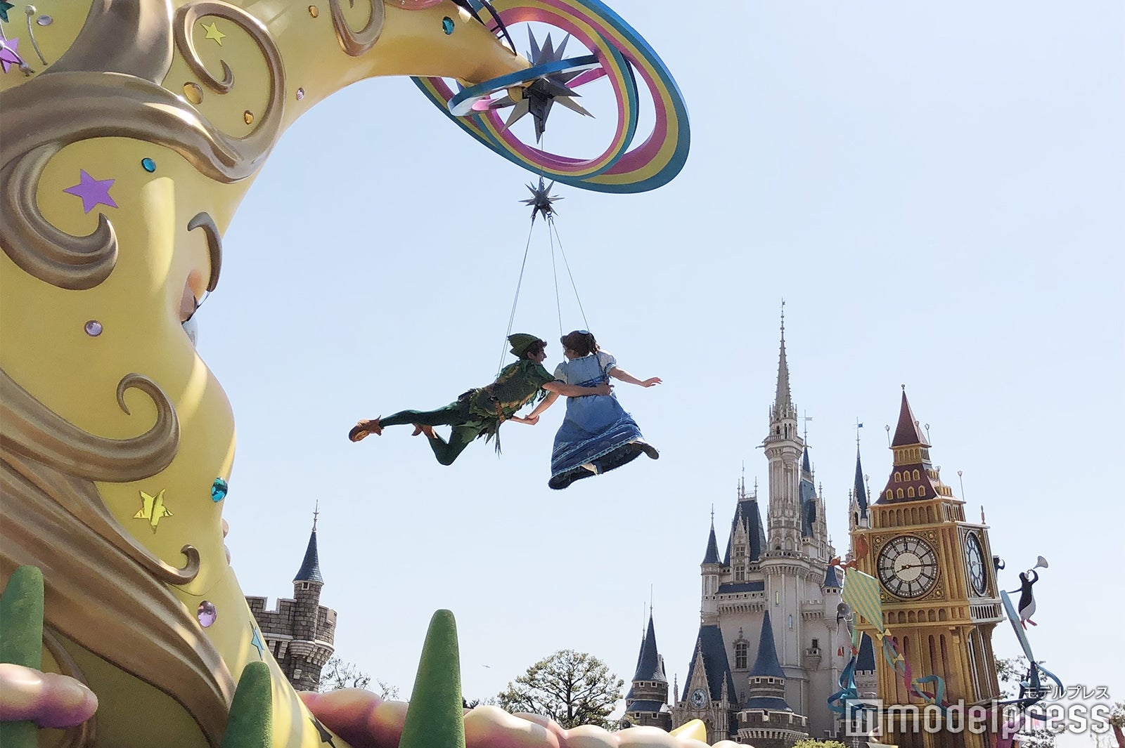 ピーターパン、ウェンディ／パレード「ドリーミング・アップ！」（C）モデルプレス（C）Disney