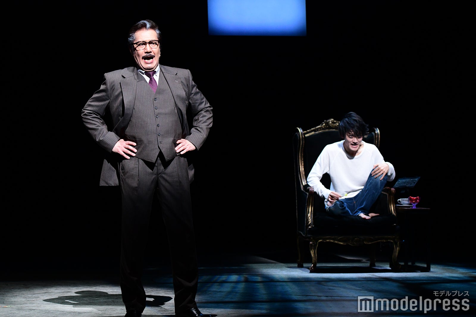 今井清隆、高橋颯「デスノート THE MUSICAL」公開舞台稽古より （C）モデルプレス