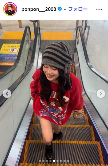瀬川陽菜乃Instagramより
