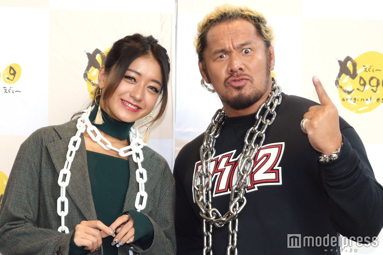 みちょぱ、真壁刀義 （C）モデルプレス