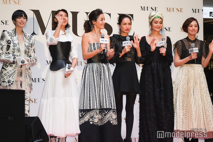 比留川游、小泉里子、梨花、佐田真由美、竹下玲奈、浅見れいな(C)モデルプレス