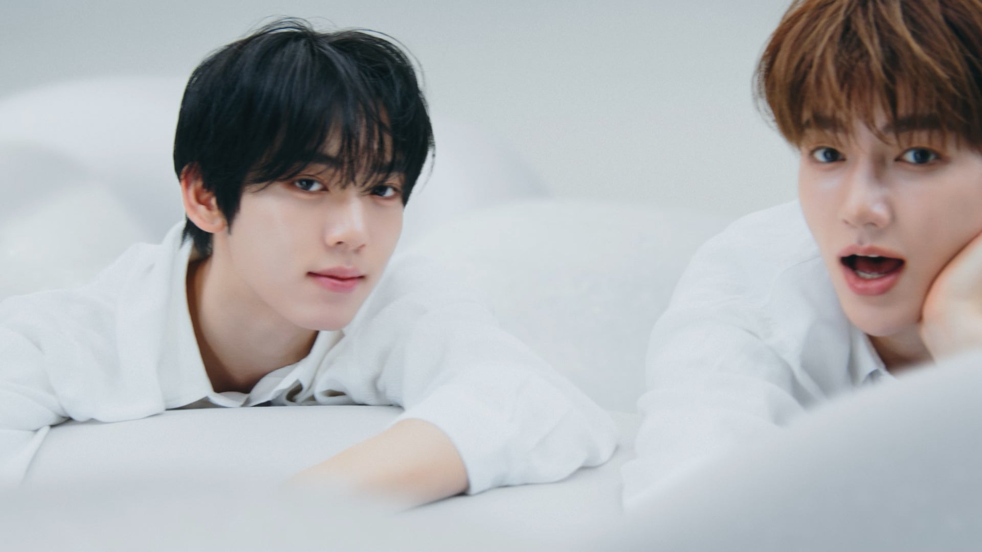 新CM「ビフェスタ 泡洗顔」篇より（提供写真）