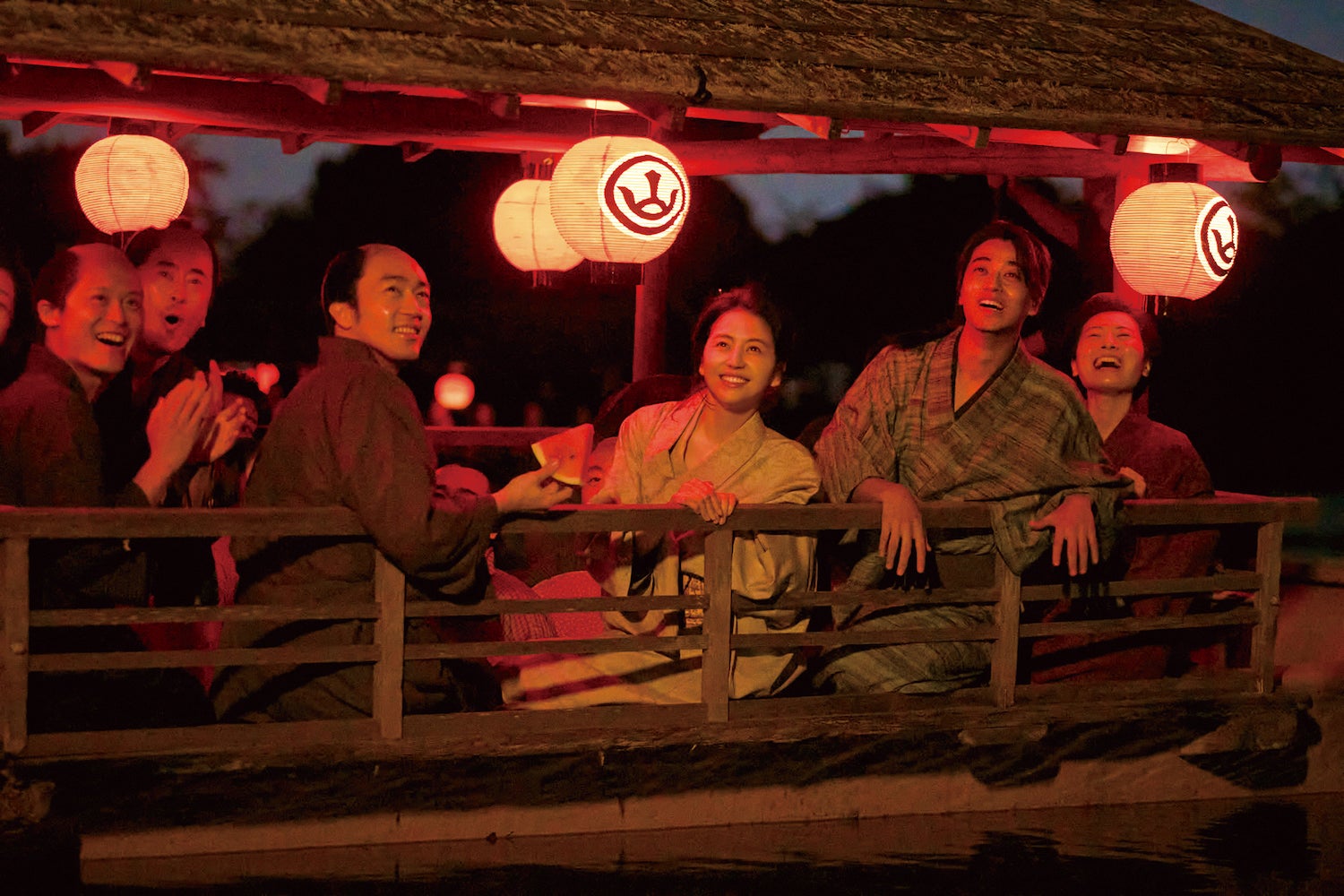 大谷亮平、長澤まさみ、高橋海人（C）2025「おーい、応為」製作委員会