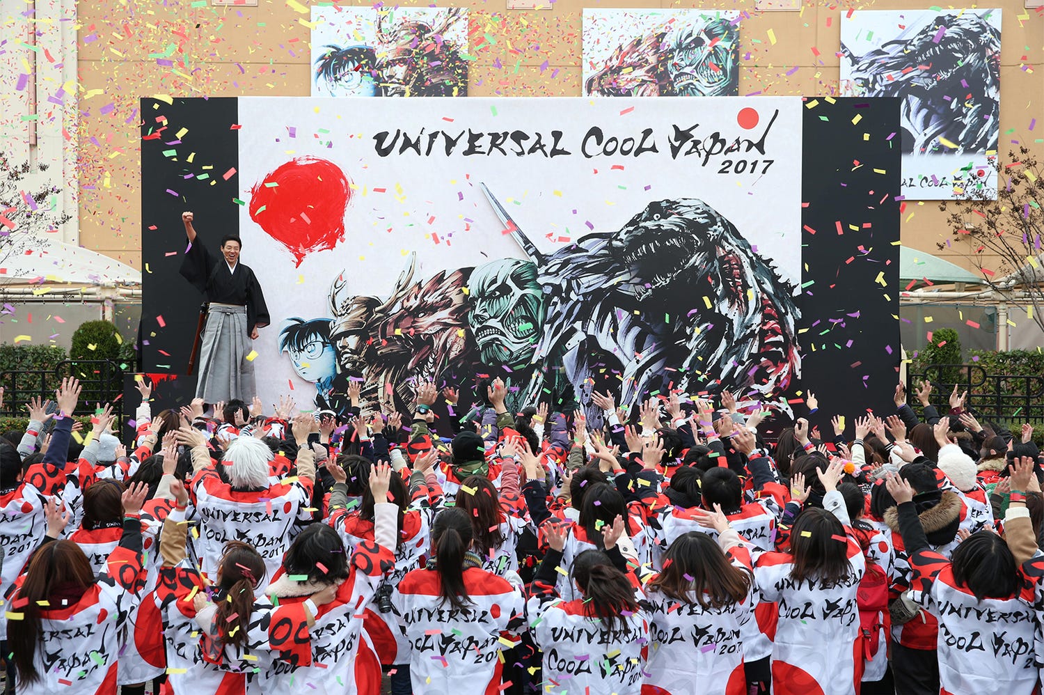 USJ「ユニバーサル・クールジャパン2017」 “大使”松岡修造が熱く開会宣言