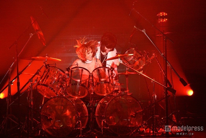 X JAPANのライブの様子