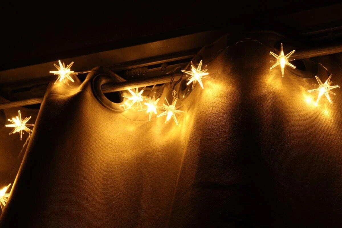 ダイソー　ガーランドライト（10LED、結晶、USBタイプ）