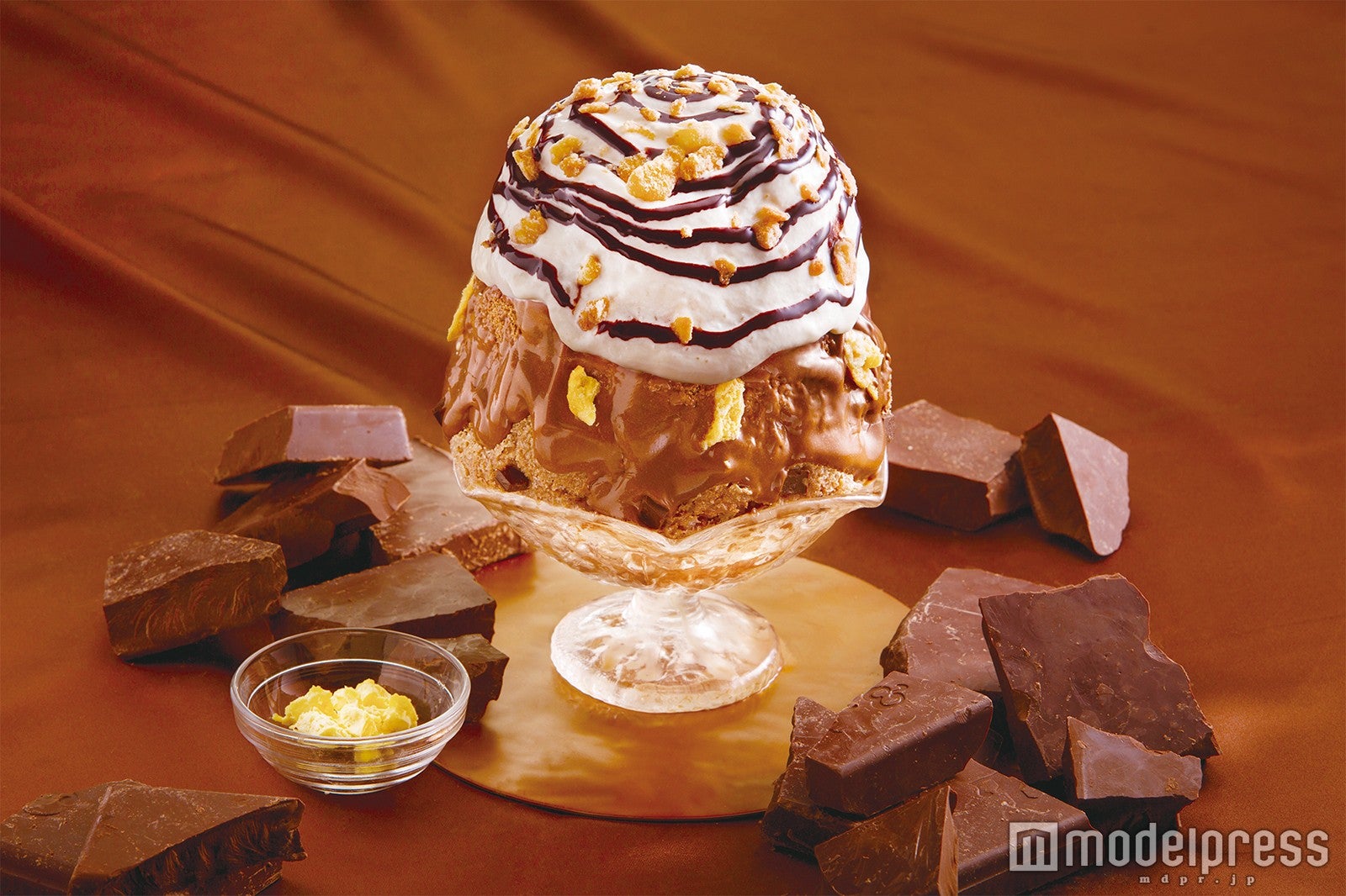 チーズタルトかき氷-濃厚チョコレート