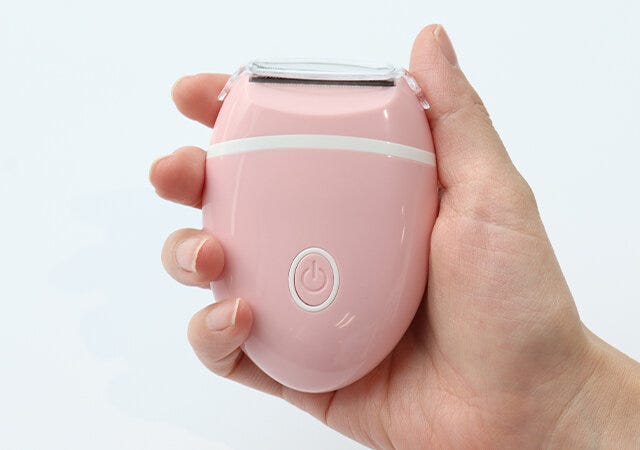 付録　ムック　宝島社　美肌シェーバー　パステルピンク　形　丸い　ころん