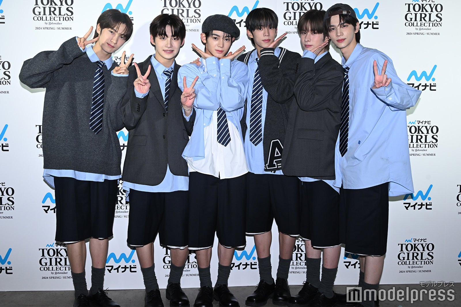 YOUNGJAE、JIHOON、HANJIN、DOHOON、KYUNGMIN、SHINYU／TWS（C）モデルプレス