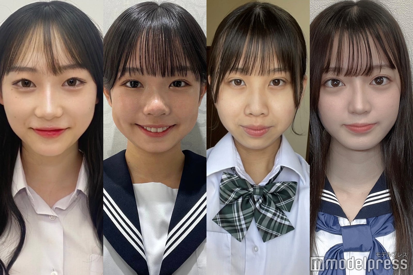「女子高生ミスコン2022」中部エリア暫定上位4人