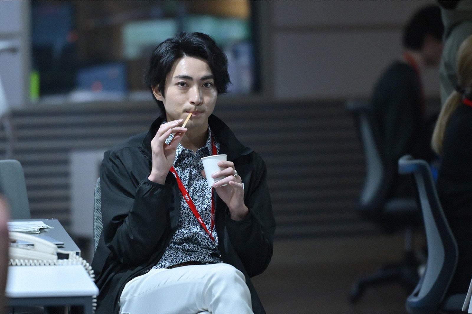 木村達成「キャスター」第4話（C）TBS