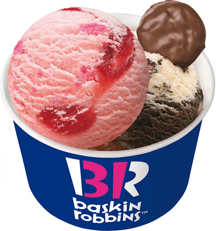 期間中は、タブルカップ注文で「カントリーマアムチョコまみれ」がついてくる特典も/画像提供:B-R サーティワン アイスクリーム