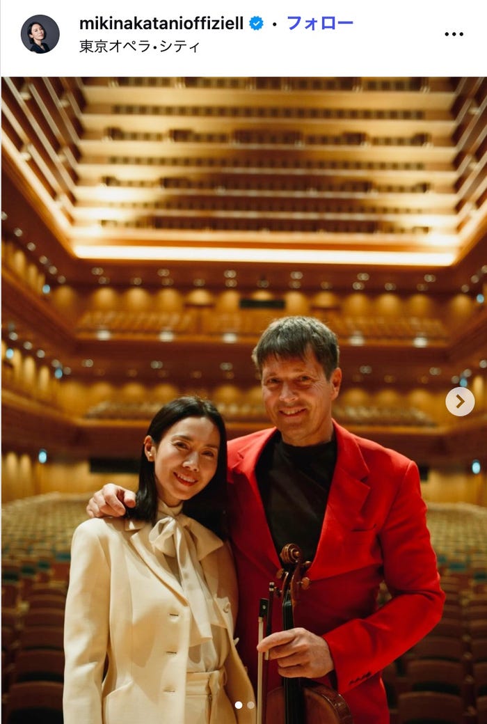 中谷美紀Instagramより