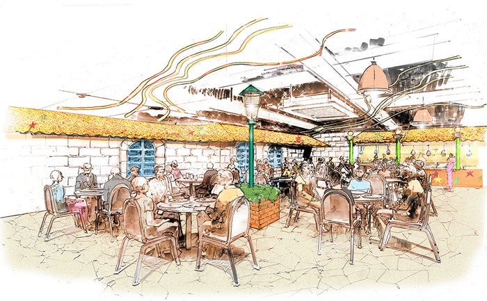 フードエリアイメージ／画像提供：おやつタウン