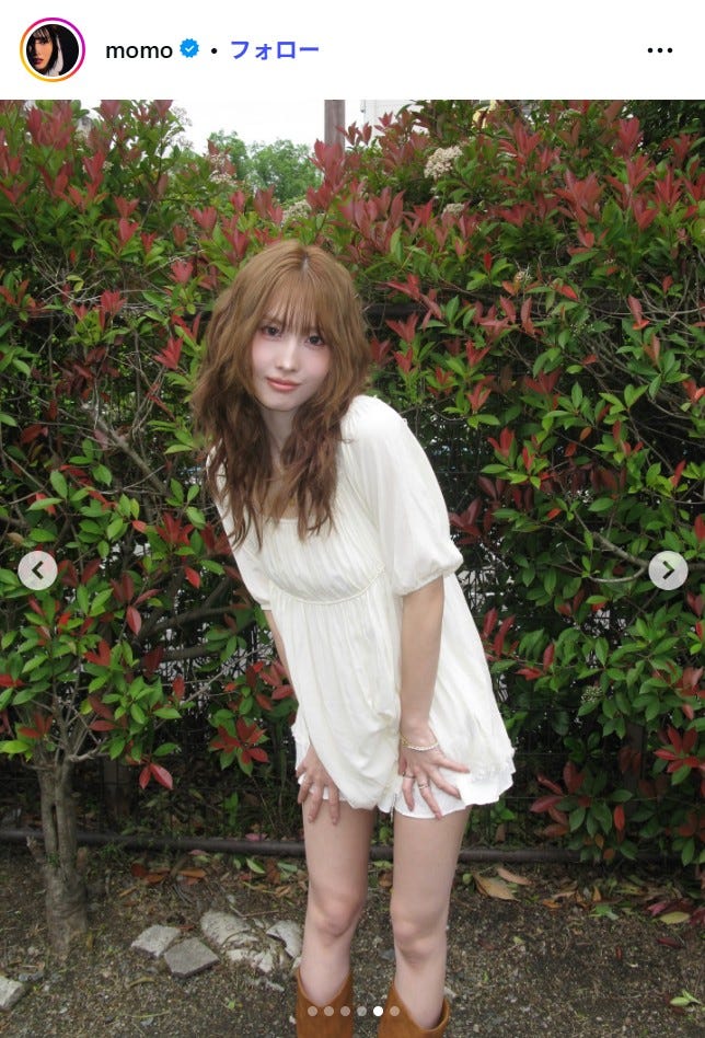 モモInstagramより