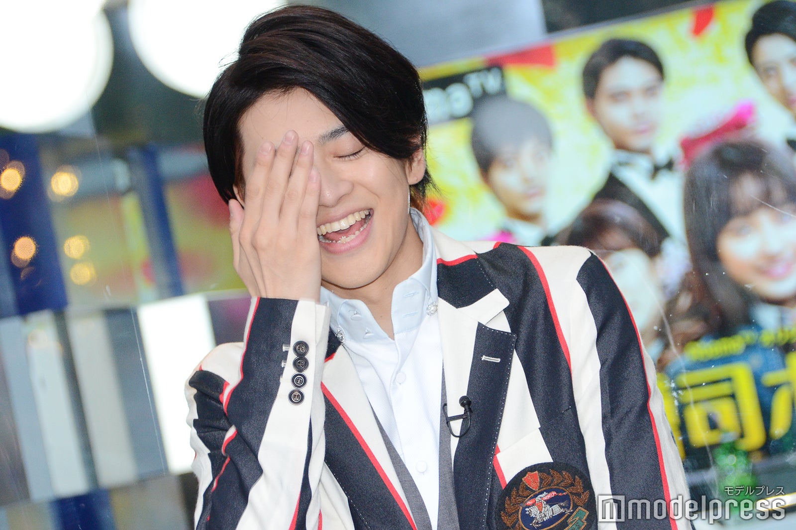 真面目なことを言おうとして失敗してしまった飯島寛騎 （C）モデルプレス