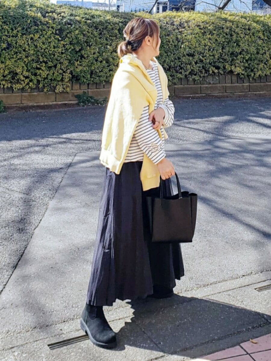 2026春大人女性おすすめイエロー差し色コーデ