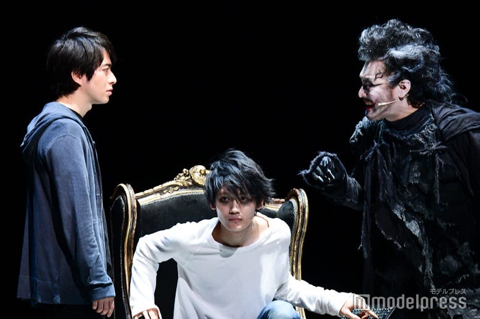 村井良大、高橋颯、横田栄司「デスノート THE MUSICAL」公開舞台稽古より (C)モデルプレス