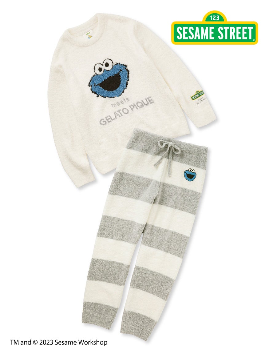 ジャガードプルオーバー＆ロングパンツセット（提供写真）