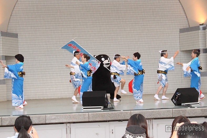 郷土芸能（熊本県牛深ハイヤ祭り）ステージ／画像提供：九州観光推進機構