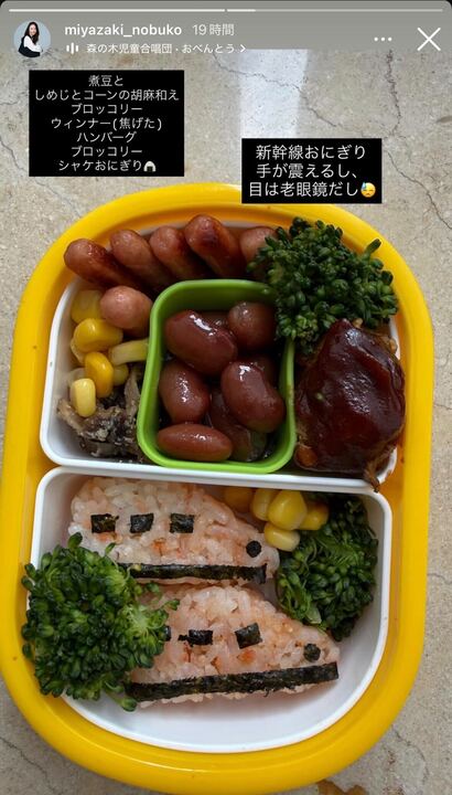 宮崎宣子Instagramストーリーズより