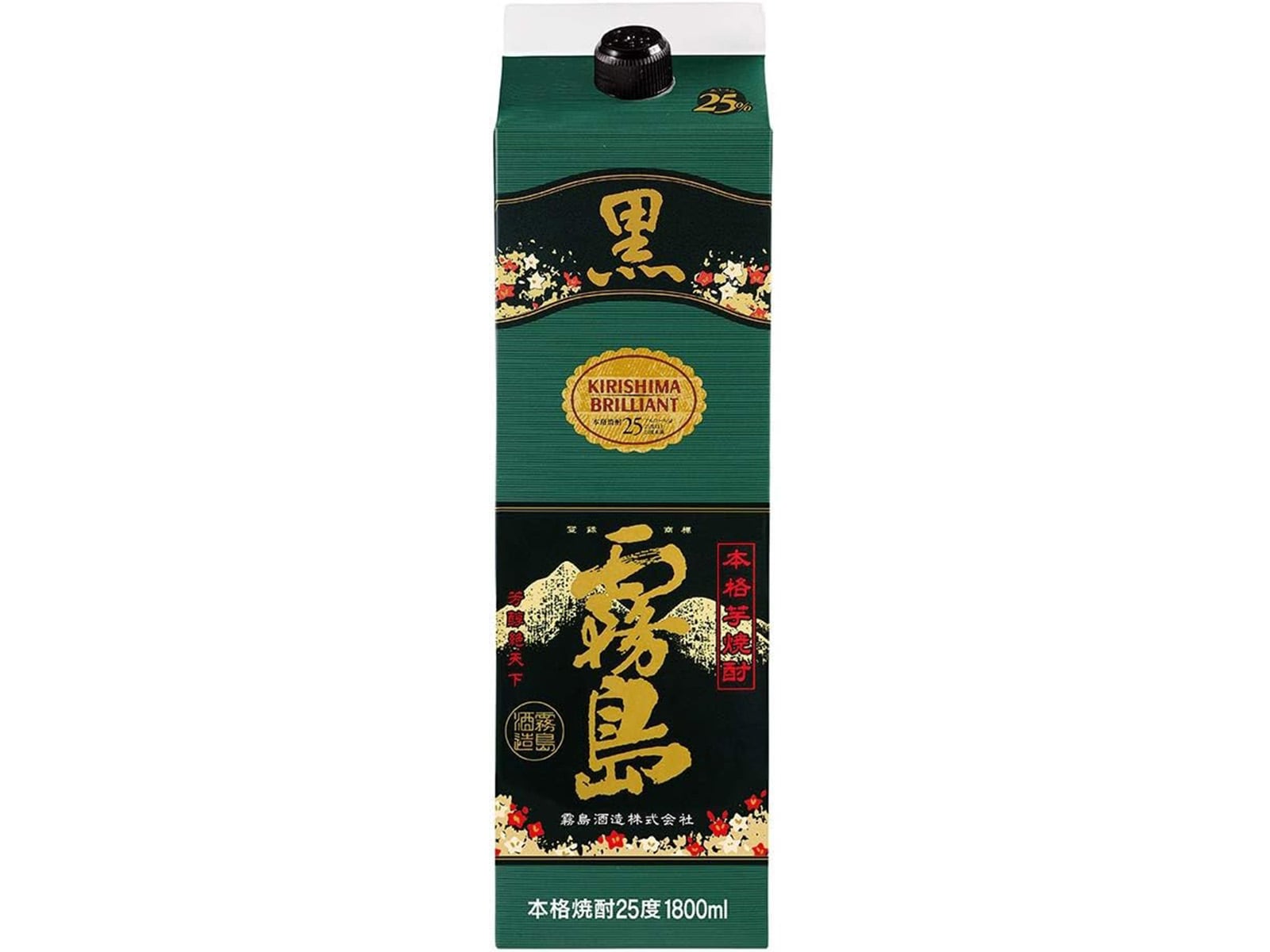 1位は「黒霧島 25度 紙パック 1.8L」 ※画像：Amazon