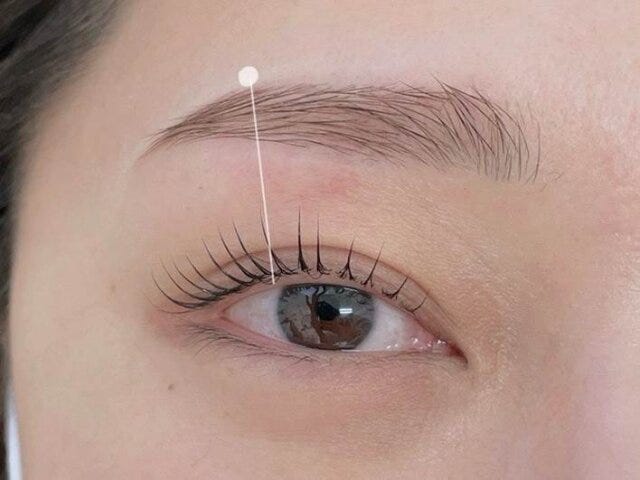 眉毛の角度