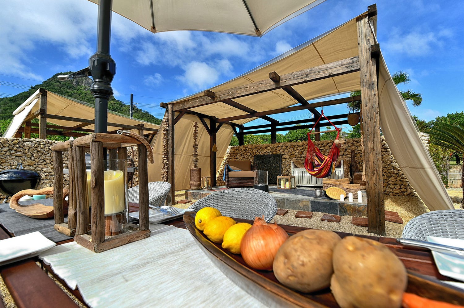 沖縄・石垣島に初のグランピングリゾートが誕生 炎を囲んで星空BBQも