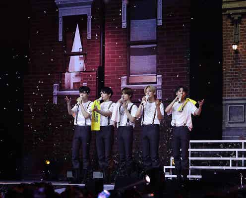 TOMORROW X TOGETHER、3度目のファンライブ開催「直接会えて幸せ」サプライズで初ファンソングも披露