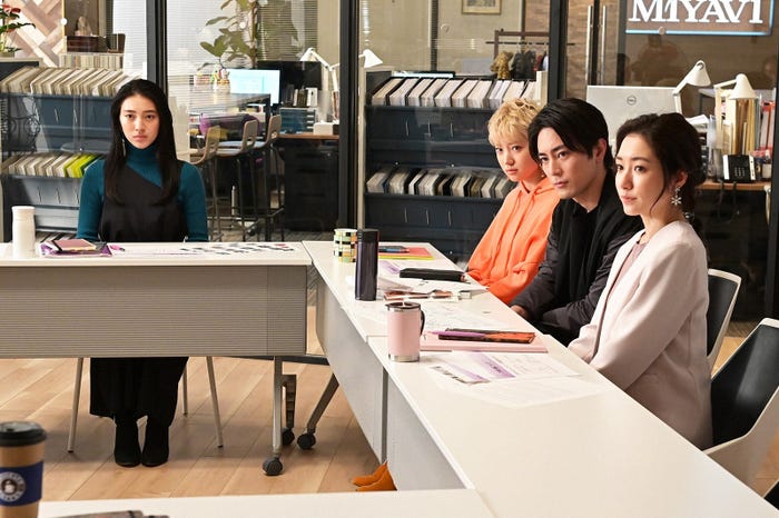 久保田紗友、太田夢莉、間宮祥太朗、吉田沙世「オー!マイ・ボス!恋は別冊で」第9話より(C)TBS