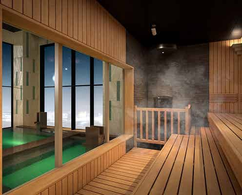 「カンデオホテルズ熊本新市街」露天風呂にロウリュサウナ導入、熊本城を眺め外気浴