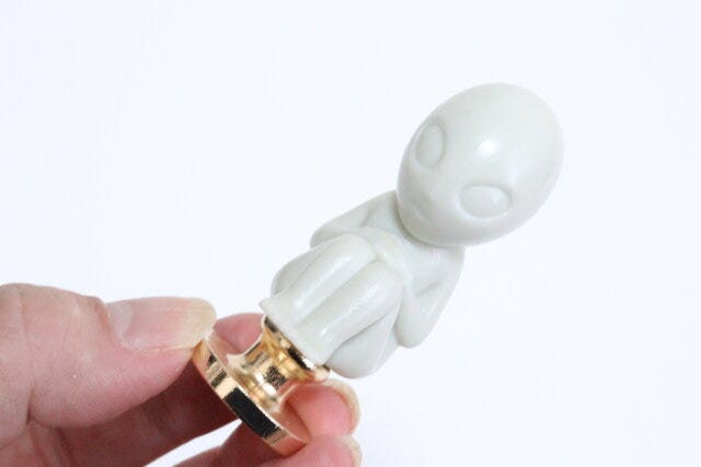 セリアのシーリングスタンプ用ハンドル