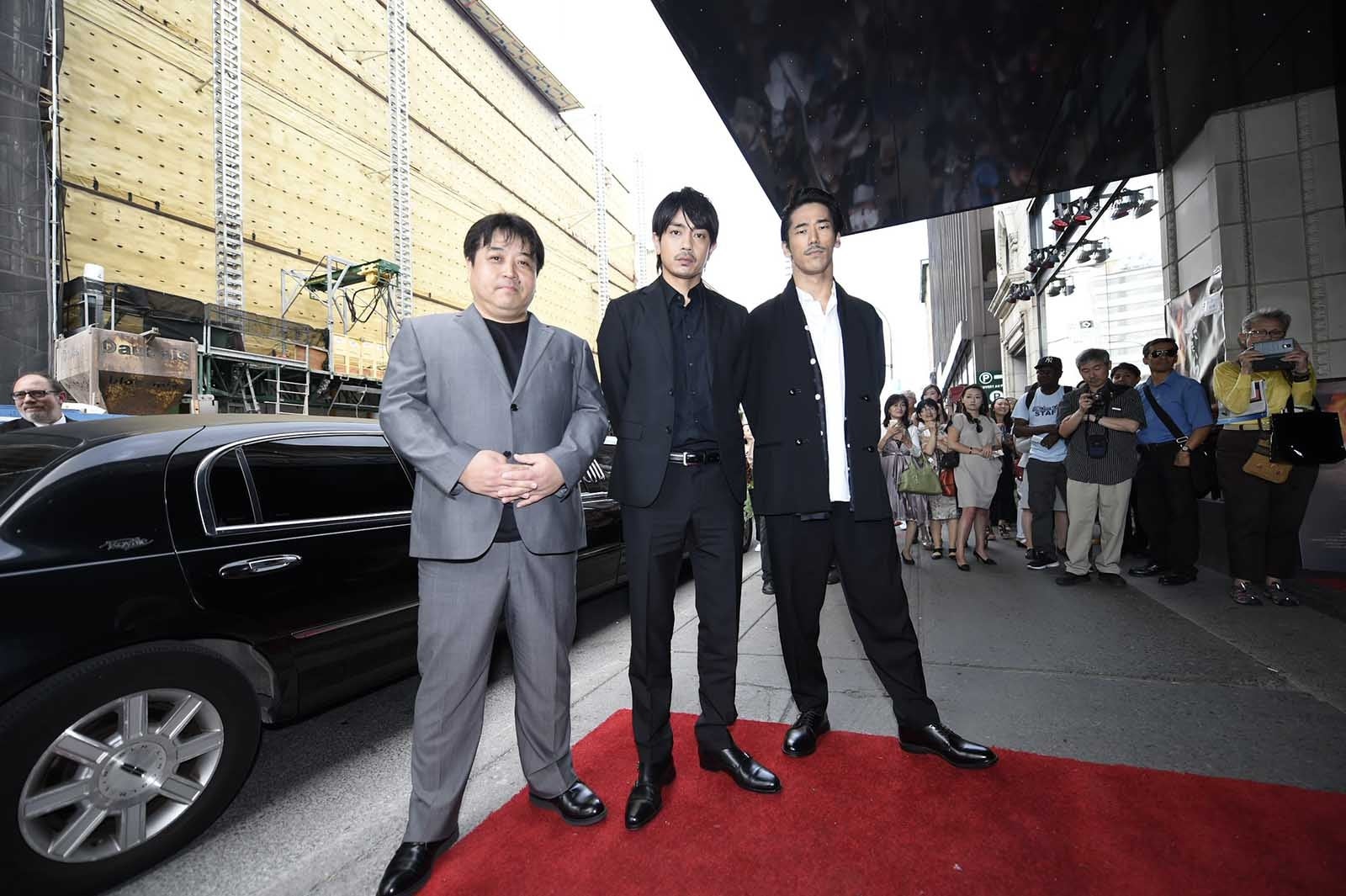 （左から）錦織良成監督、青柳翔、小林直己（画像提供：所属事務所）