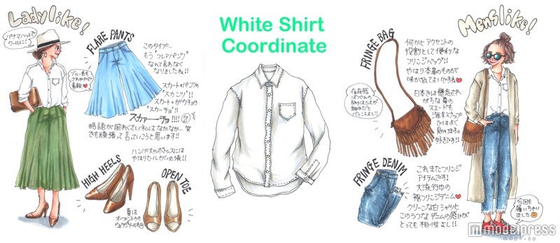 誰でも似合う「白シャツ」を今年っぽく！＋流行アイテムで“なりたい”を叶える