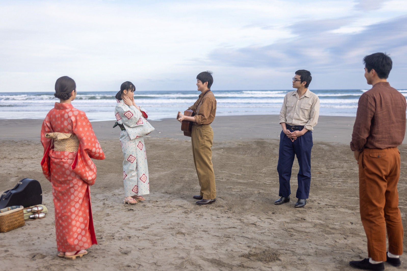 今田美桜、原菜乃華、高橋文哉、北村匠海、中沢元紀「あんぱん」第32話（C）NHK