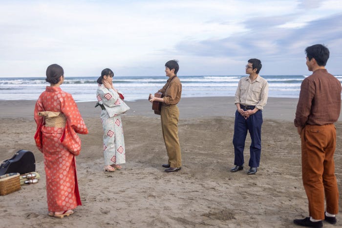 今田美桜、原菜乃華、高橋文哉、北村匠海、中沢元紀「あんぱん」第32話(C)NHK