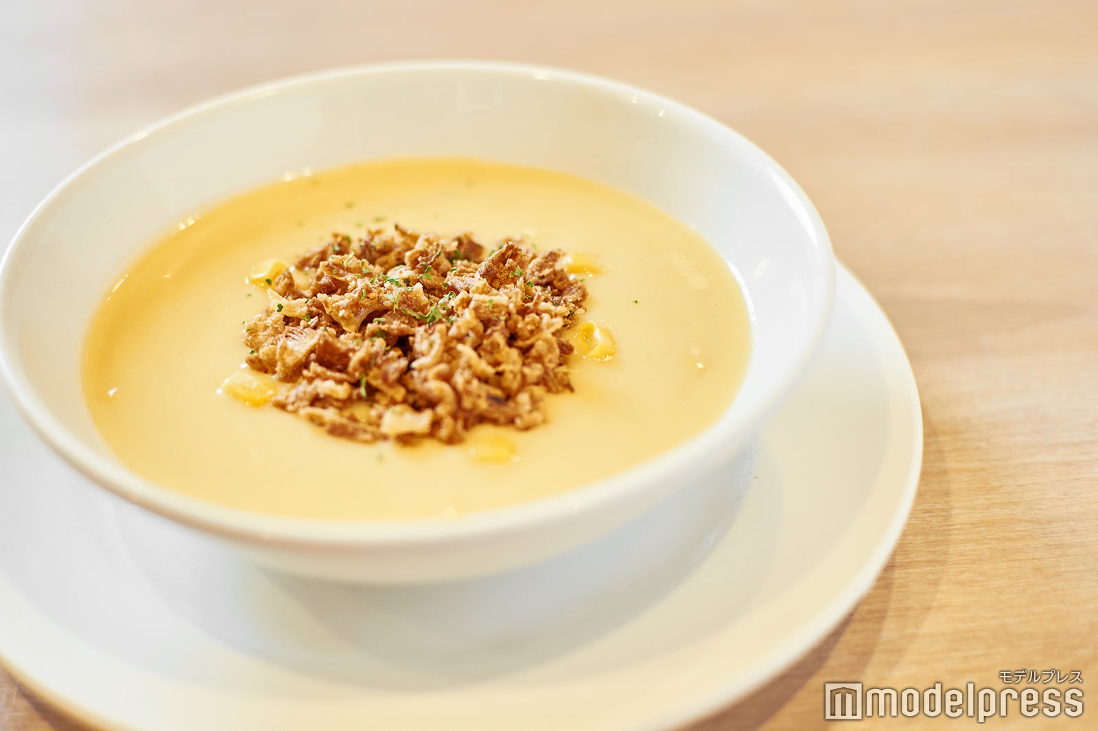 「コーンポタージュ　～フライドオニオンをのせて～」（C）モデルプレス