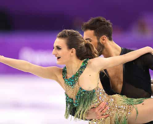 フィギュア、またも衣装はだけるハプニング アイスダンスの仏ペア<平昌五輪>