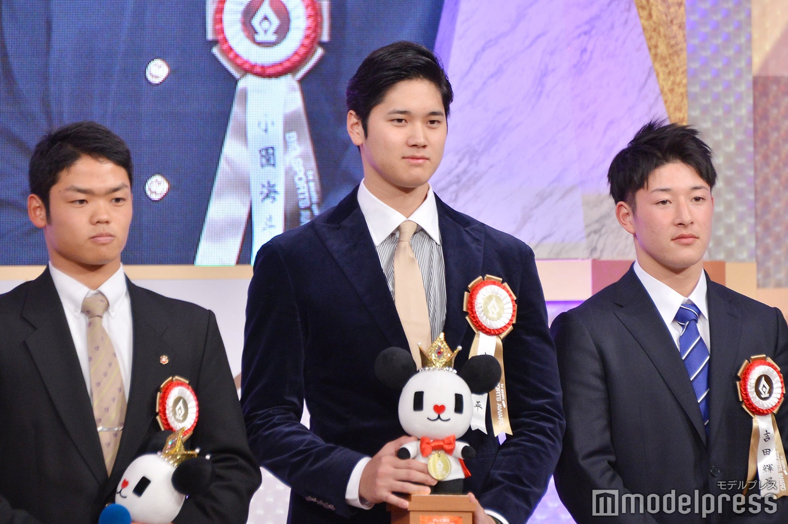 根尾昂選手、大谷翔平選手、吉田輝星選手 （C）モデルプレス