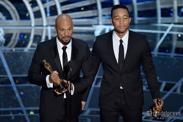 第87回アカデミー賞、歌曲賞受賞のジョン・レジェンド&コモンにスタンディングオベーション/photo:Getty Images【モデルプレス】
