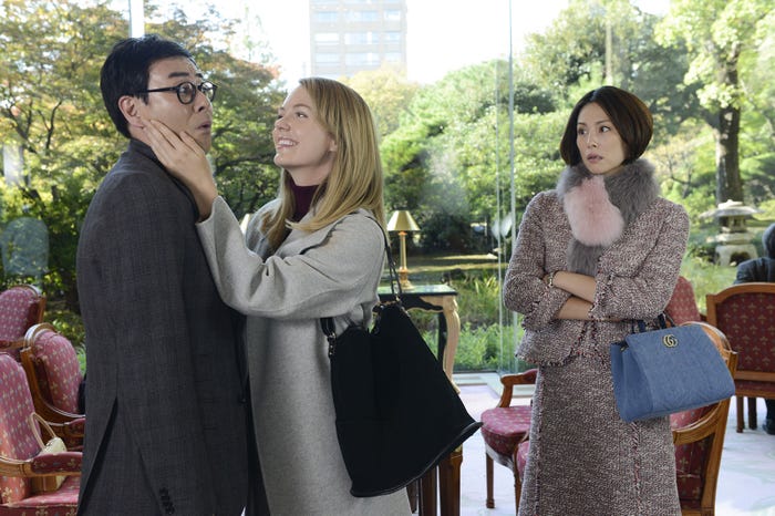 鈴木浩介、シャーロット・ケイト・フォックス、米倉涼子(画像提供:テレビ朝日)