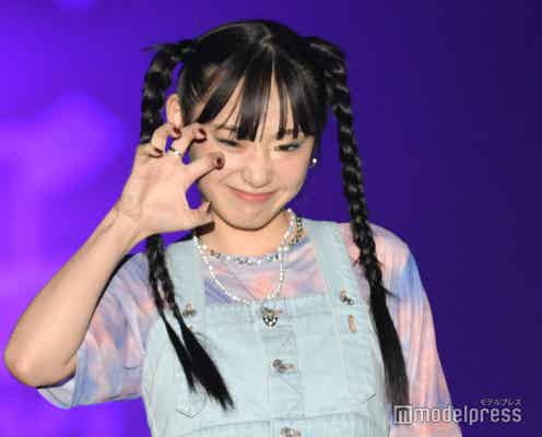 「ガルプラ」出身・永井愛実、三つ編みツインテール姿が可愛い “オオカミポーズ” も披露<TGC teen ICHINOSEKI 2023>