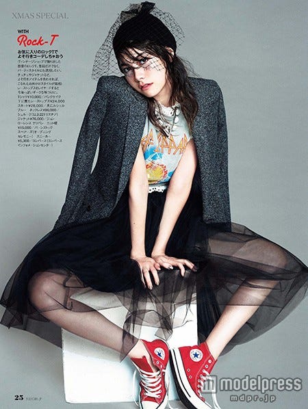 森星/「ELLEgirl」1月号より(画像提供:ハースト婦人画報社)