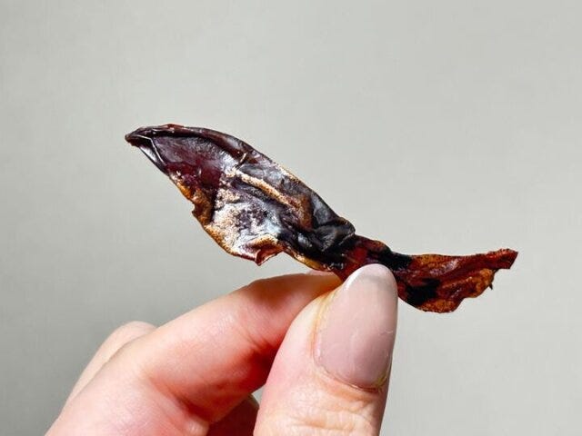 伍魚福の珍極　ほたるいか姿干し　ダイソー　炙り