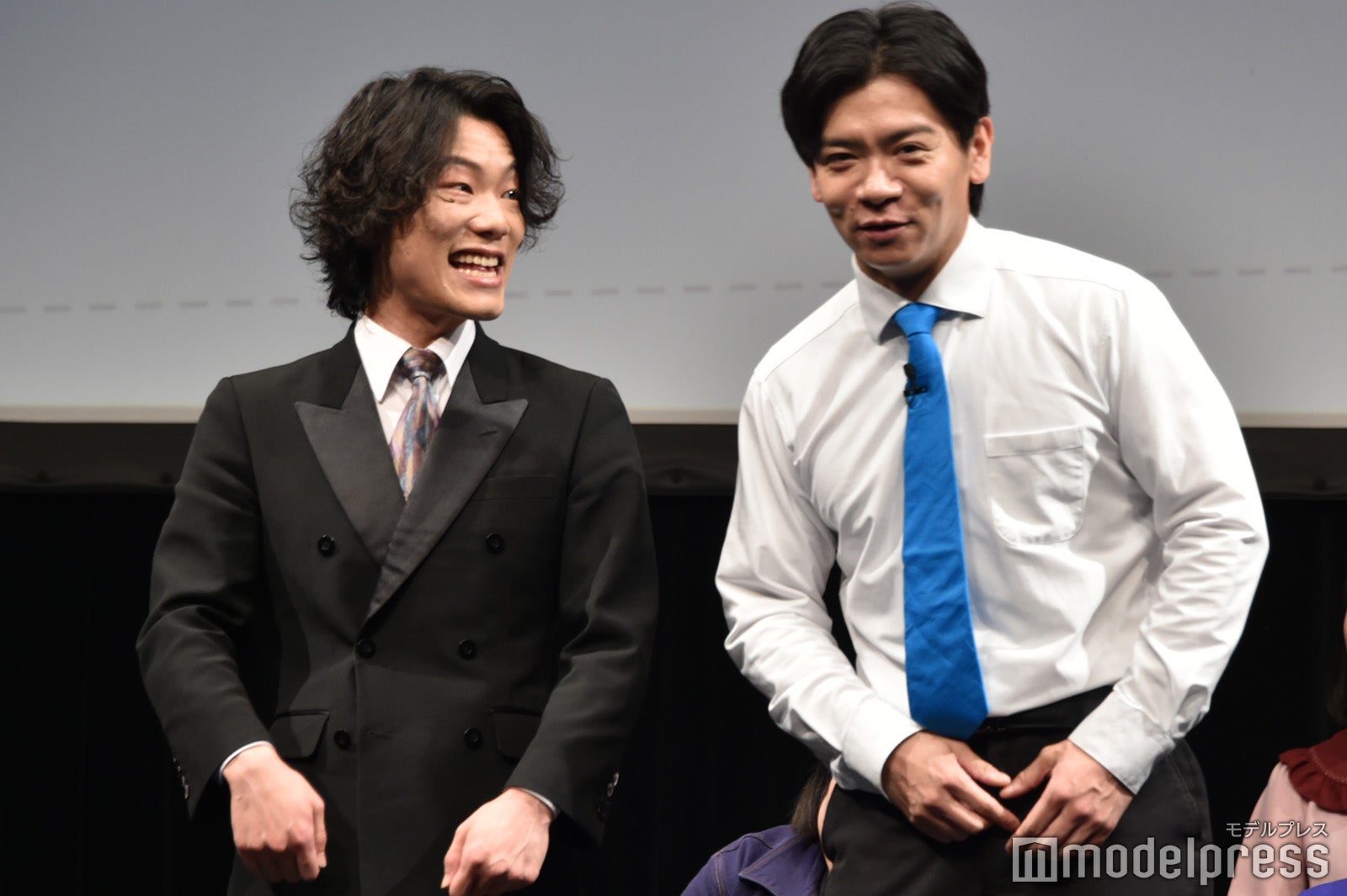 京極風斗、野田クリスタル／「上司とトイレで横並びになったときの対処法」をコント風に披露（C）モデルプレス