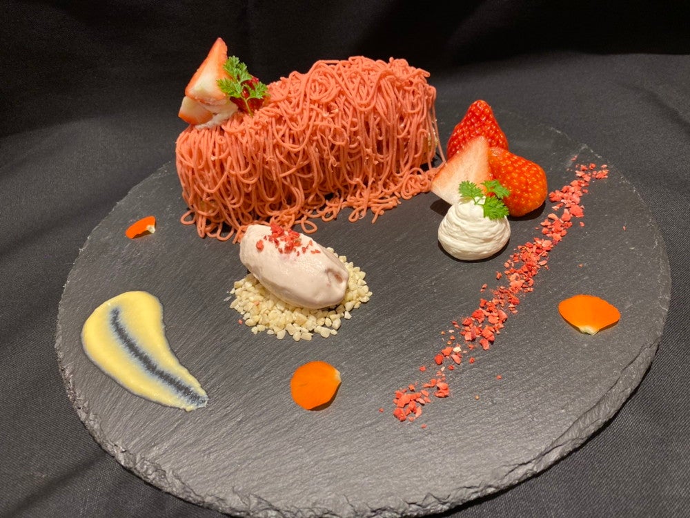 -竹-季節のミルフィーユモンブラン2,000円／画像提供：くり松